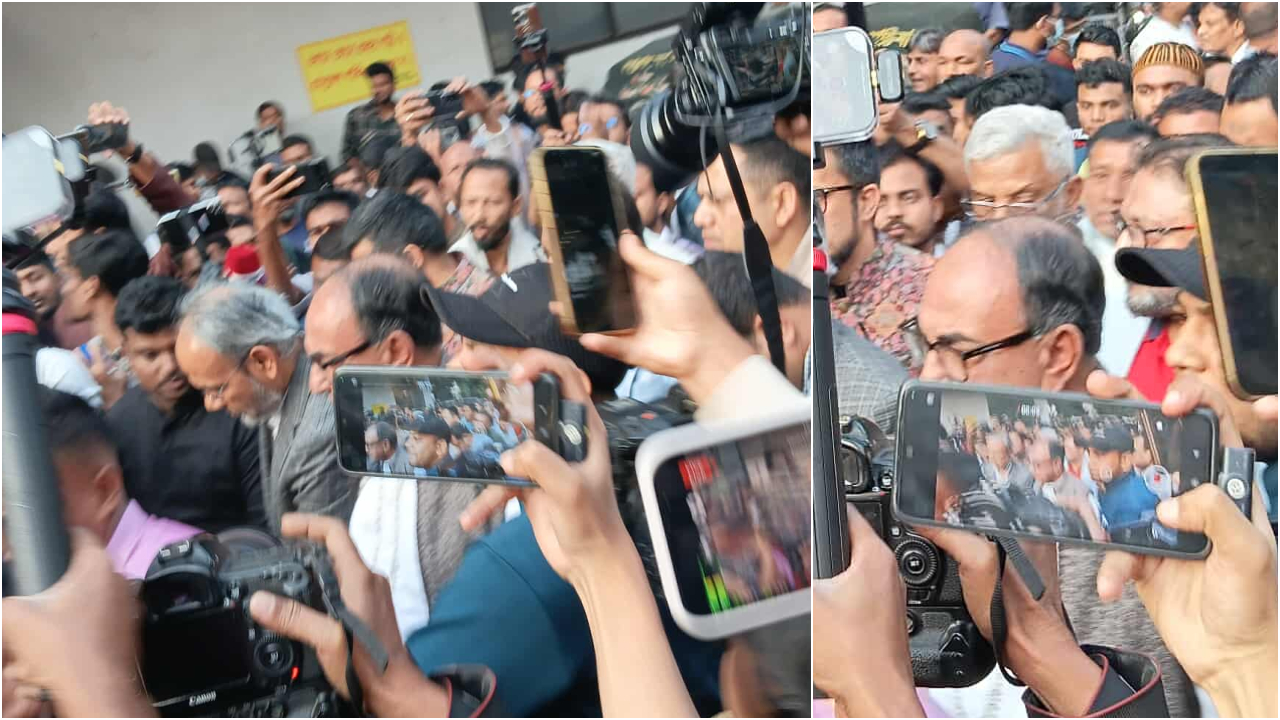 হাদি গুলিবিদ্ধ, ঢামেকে মির্জা আব্বাসের বিরুদ্ধে বিক্ষোভ